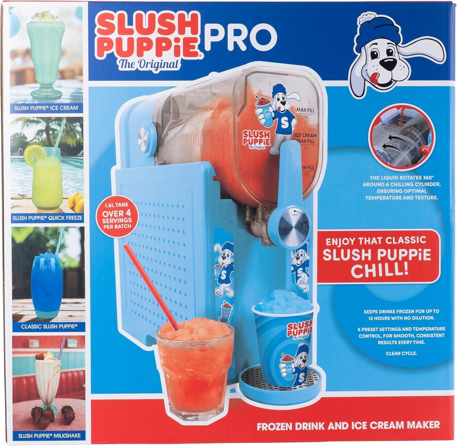 Professional Slush Machine 1.6L Frozen Drink Maker Ice Cream 200W Presets