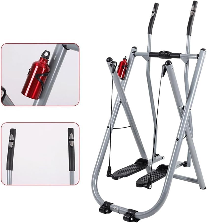 Folding Elliptical Cross Trainer Air Walker Home Gym Cardio Exercise Bike