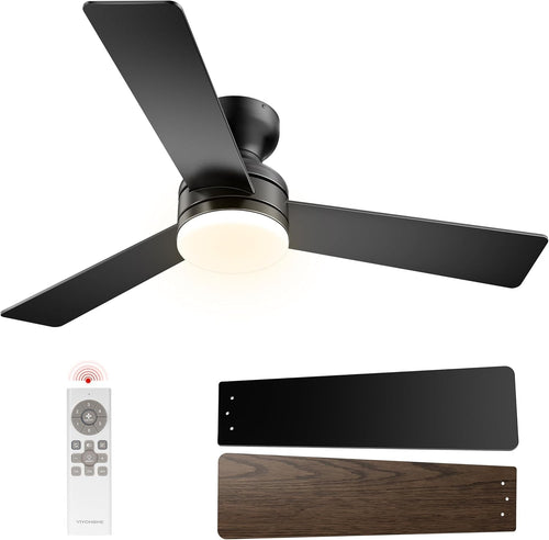 VIVOHOME 42"" Ceiling Fan with Lights, Remote, 6 Speeds, 3CCT LED, Timer