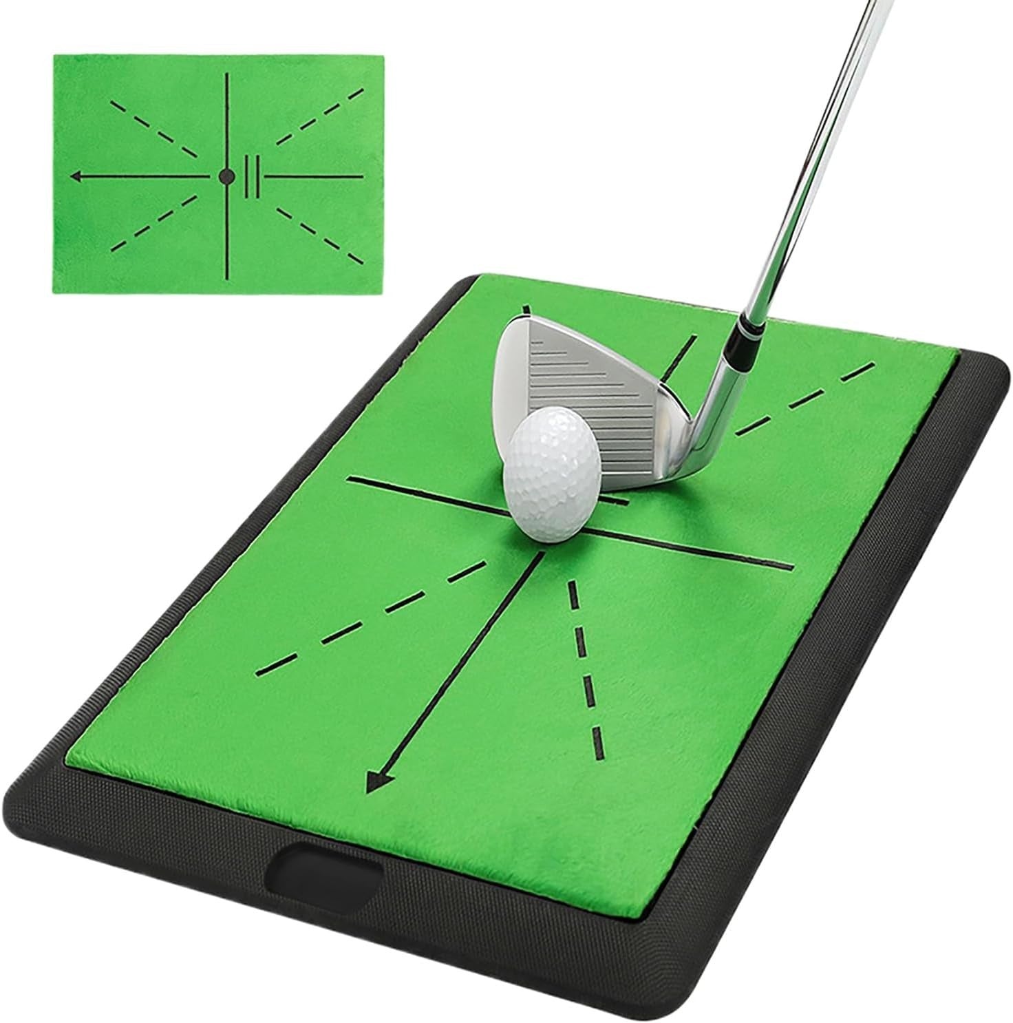 Golf Putting Mat Practice Trainer Indoor Green Home Office Training Aid