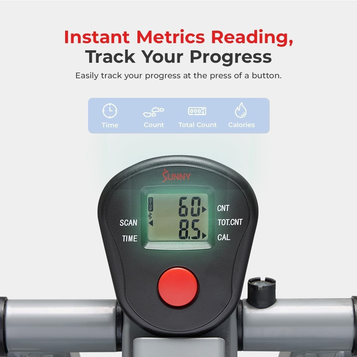 Compact 2-in-1 Upright Elliptical Cross Trainer Low-Impact Home Cardio Machine