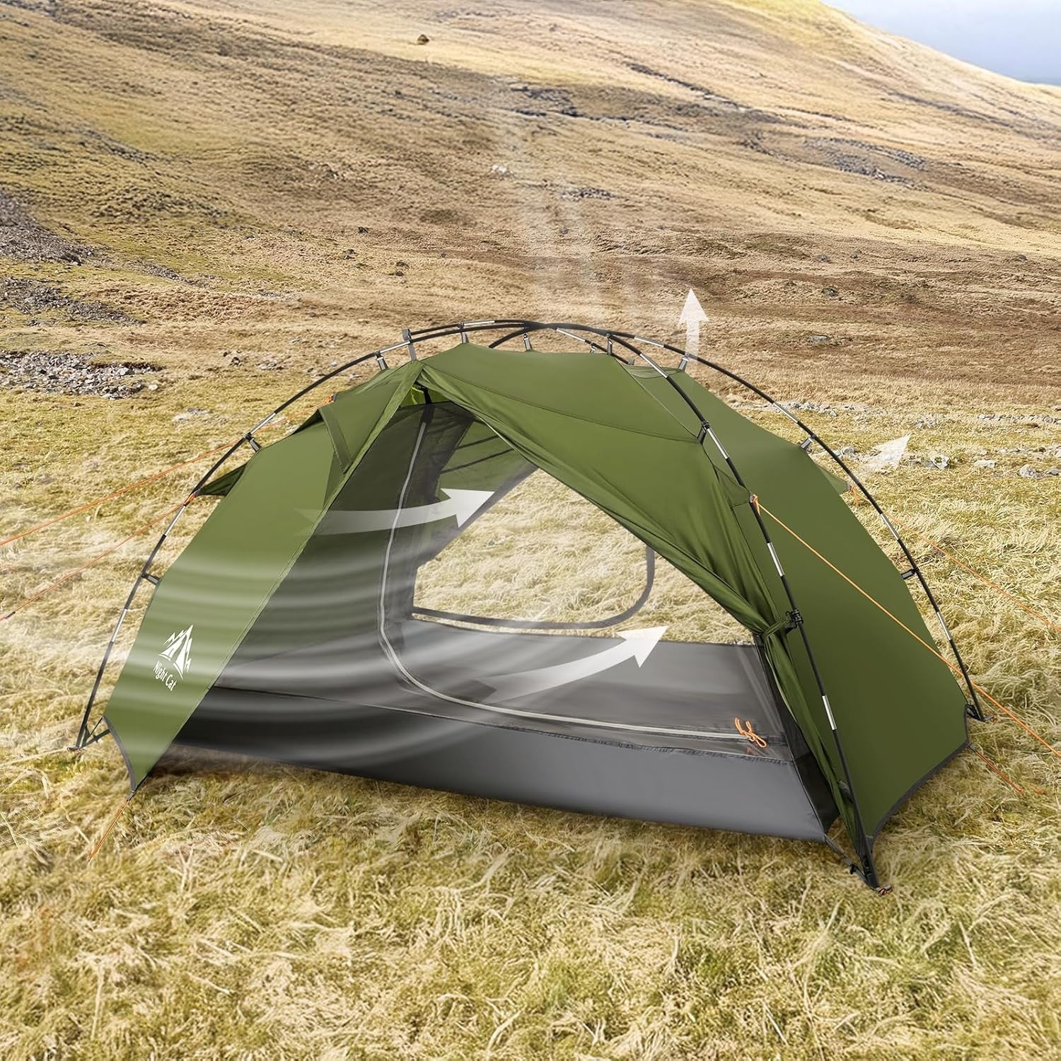 2 Person Camping Tent Waterproof Lightweight 2 Man Backpacking