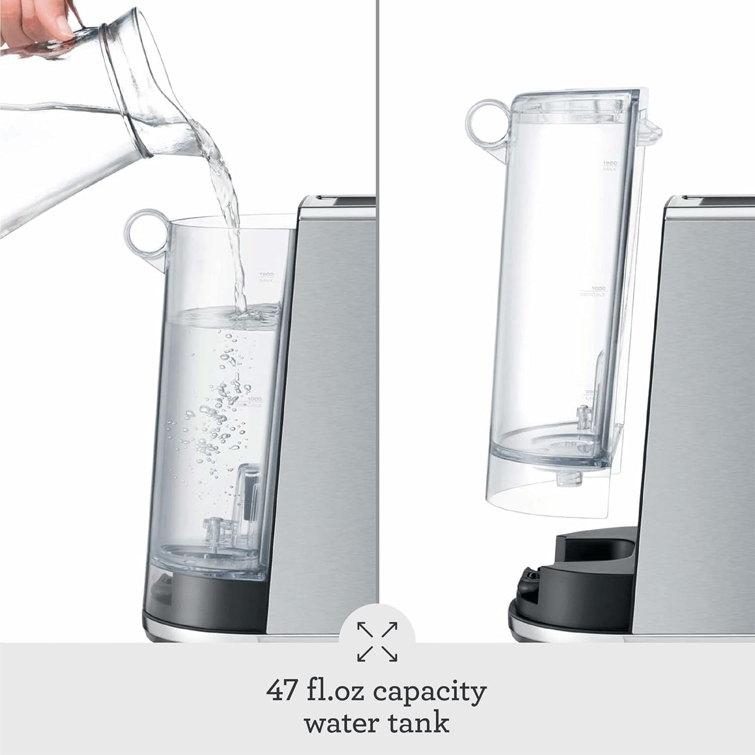 Compact Espresso Coffee Machine | 3-Second Heat Up | Milk Frother | 1560W