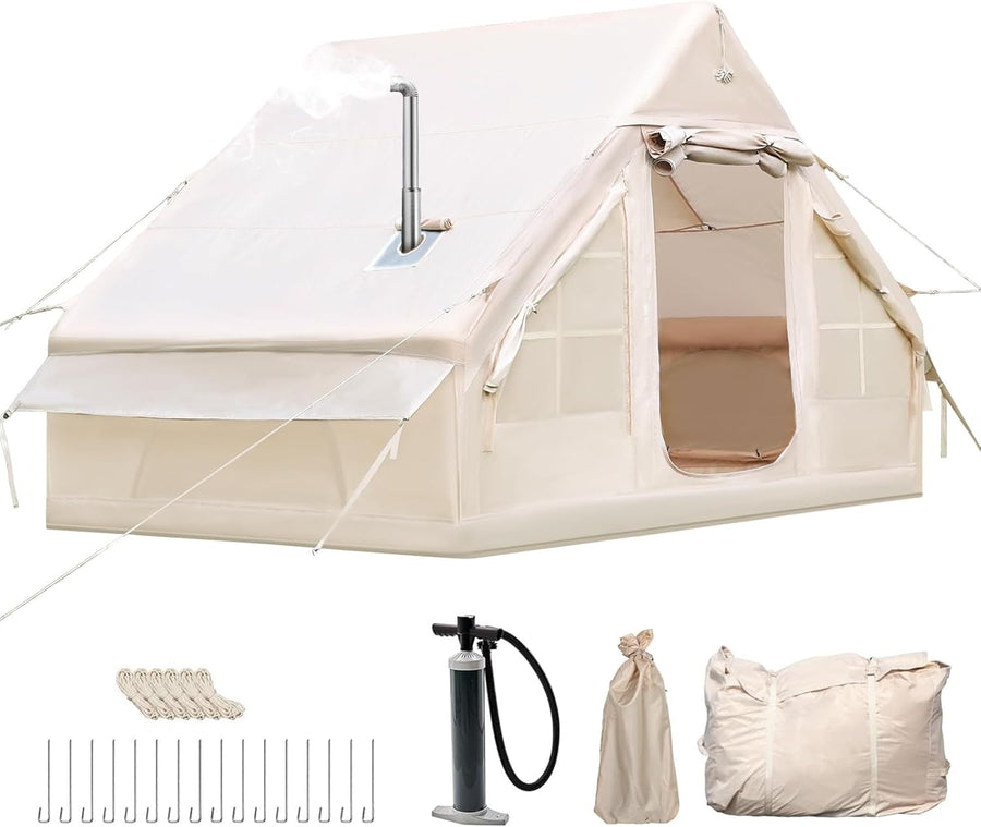 2-8 Person Inflatable Camping 4 Season Waterproof