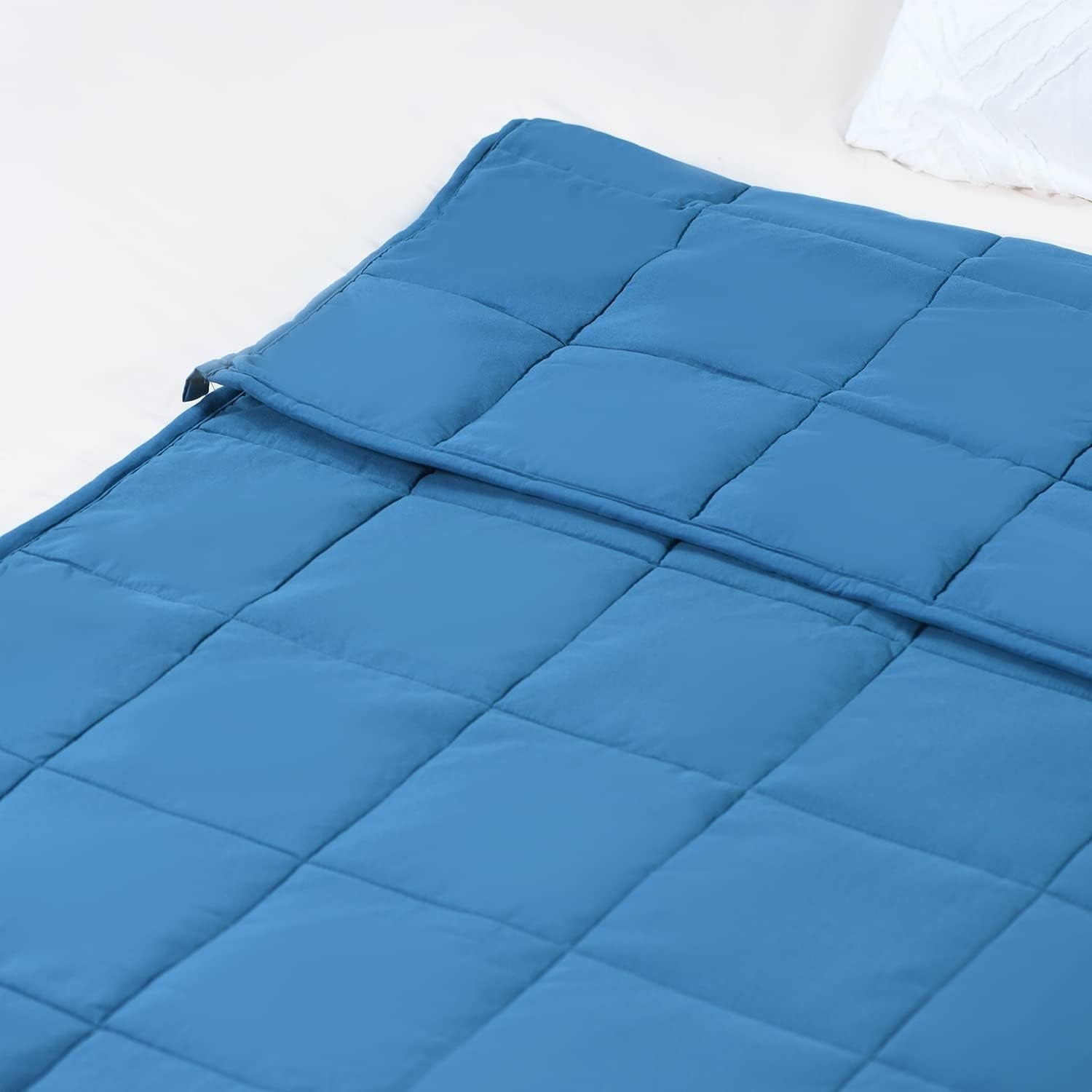 Teal Blue Weighted Blanket 150x200cm 9kg for Stress & Anxiety Relief