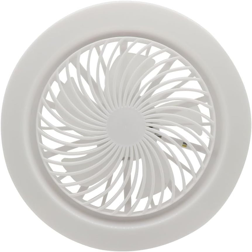 2-in-1 LED Ceiling Fan, 3 Speeds, 3 Color Temps, Dimmable, Remote Control