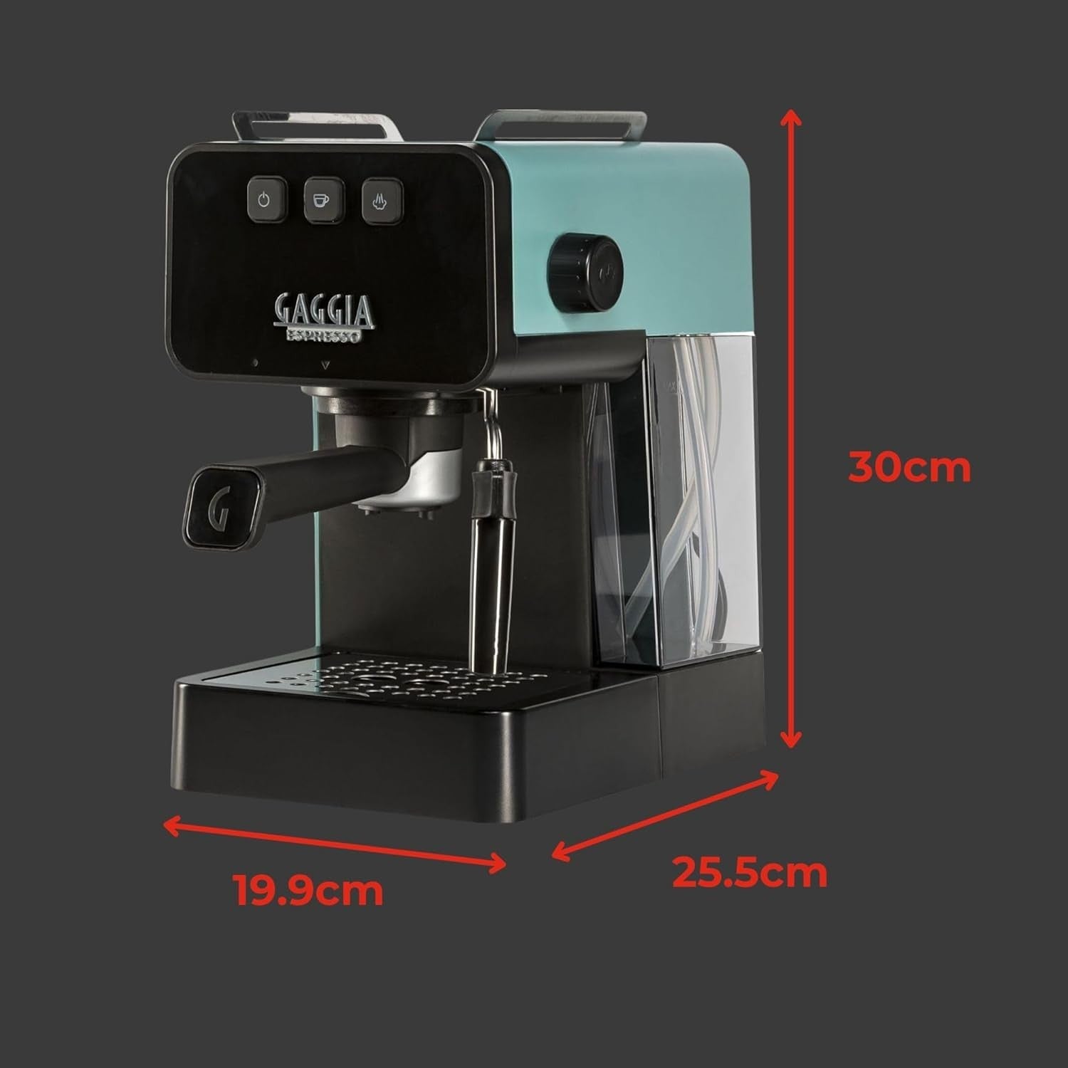 Manual Espresso Coffee Machine 1.2L | Milk Frother | Compact 1260W | Barista
