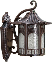 MIMMIC Vintage Waterproof E27 Outdoor Wall Lantern – Antique Brass