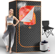 Portable Steam Sauna Tent Home Spa Single Person Fast Heat Bluetooth Control