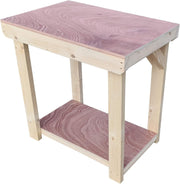 4ft Express Wooden Workbench – Heavy Duty Eucalyptus Hardwood Top DIY Table