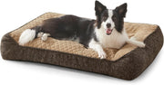 Large Orthopedic Dog Sofa Bed 97x71cm Extra Thick Washable Brown