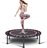 40in Silent Fitness Rebounder Trampoline Bungee Indoor Cardio