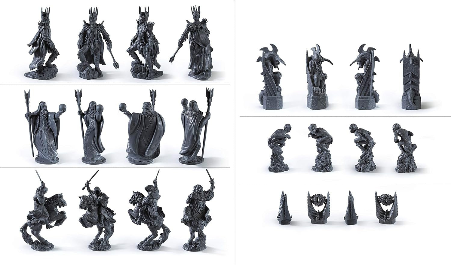 Lord of the Rings Middle Earth Chess Set Fantasy Battle Board Game Ages 8+