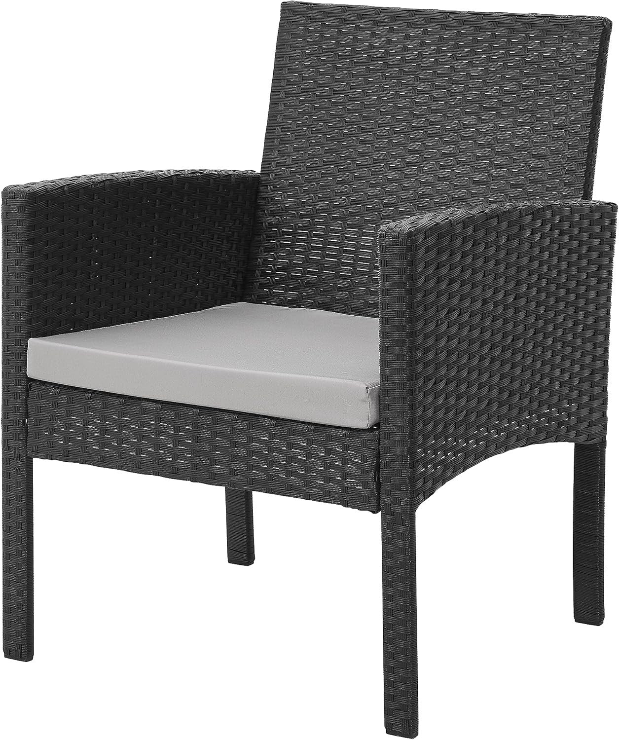 4 Seater Rattan Garden Furniture Set w/ Sofa Chairs Table Cushions