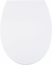 White Duroplast Toilet Seat Soft Close Oval Shape Quick Release Easy Clean
