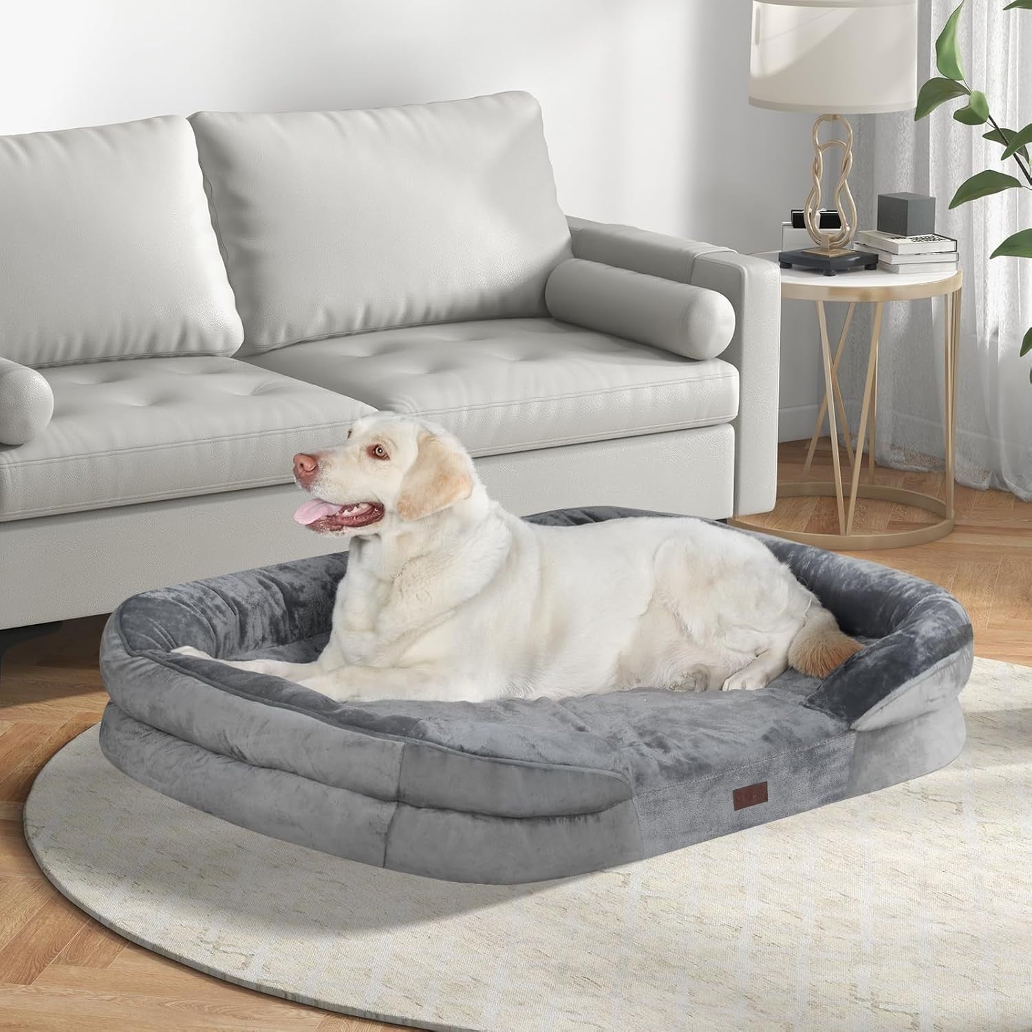 Extra Large Orthopedic Dog Bed 106x76x18cm Waterproof Sofa