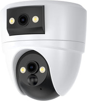 2K Dual Lens Indoor Security Camera 360° PTZ WiFi 6 Night Vision