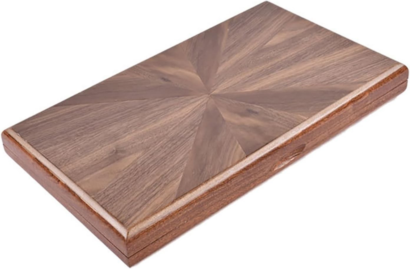 Handmade Wooden Backgammon Set 11 Inch Folding Travel Board Family Game