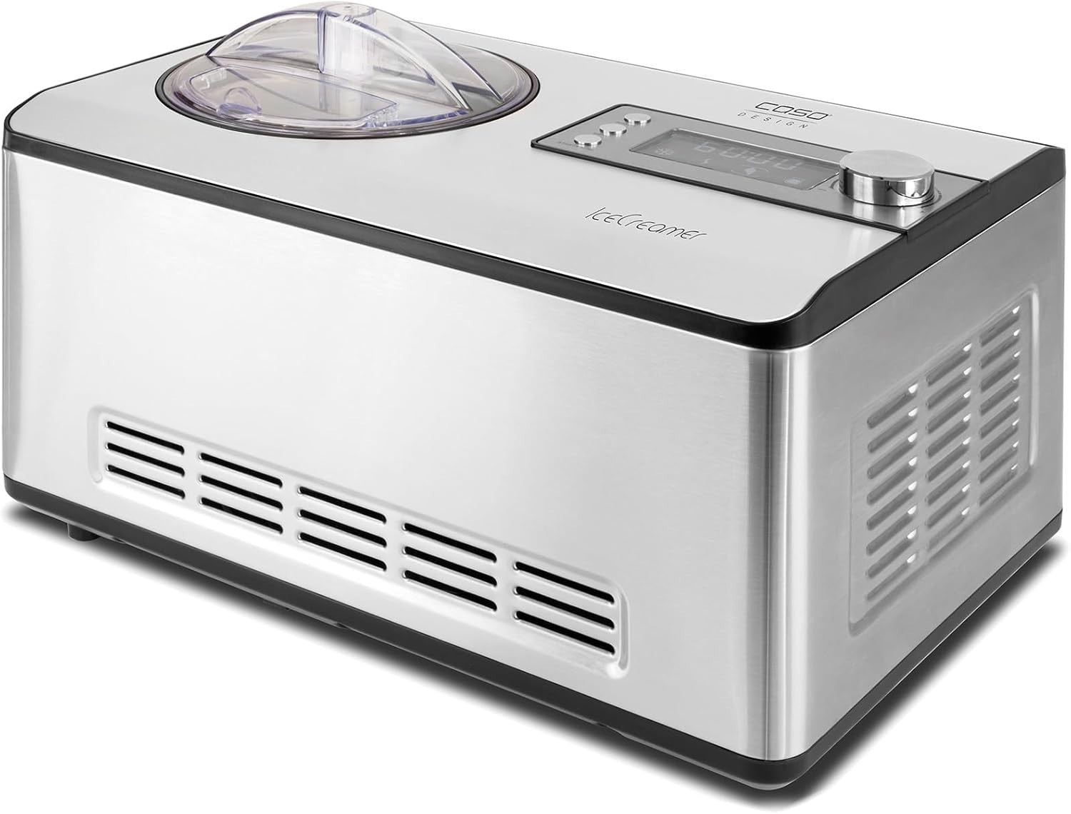 Ice Cream Maker With Compressor 2L No Pre Freeze Gelato Machine