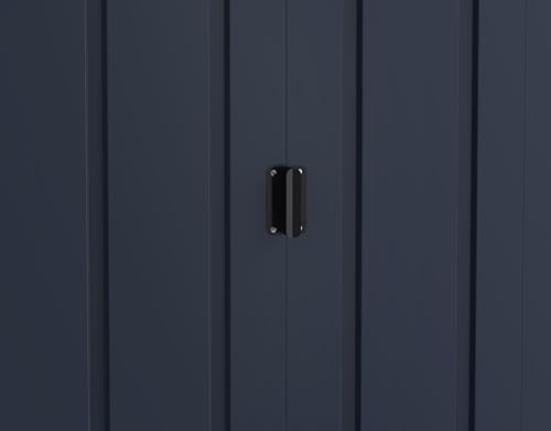 Duramax 8x6 Garden Shed Anthracite Grey Metal Outdoor Storage