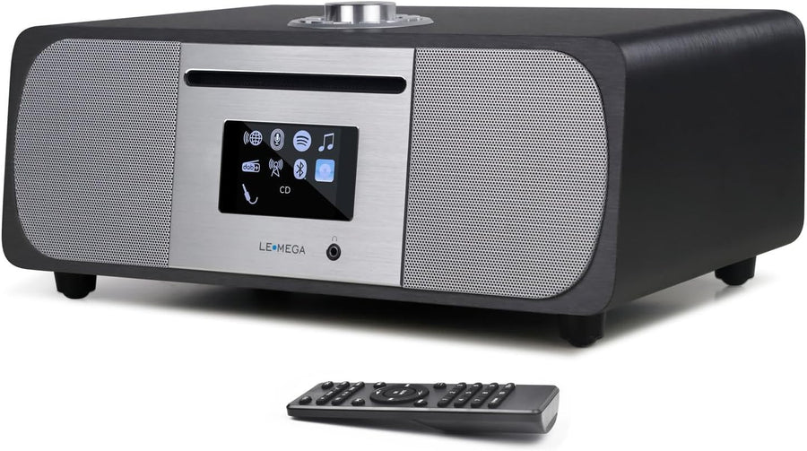 CD Player DAB+ FM Internet Radio Bluetooth HiFi Stereo 35W Anthracite