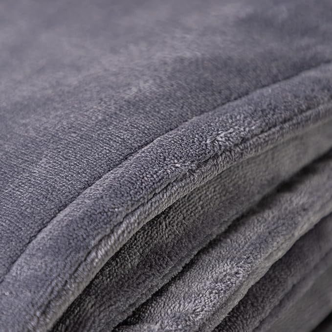 Electric Heated Throw Blanket 180x180cm 10 Heat Settings Washable Fleece