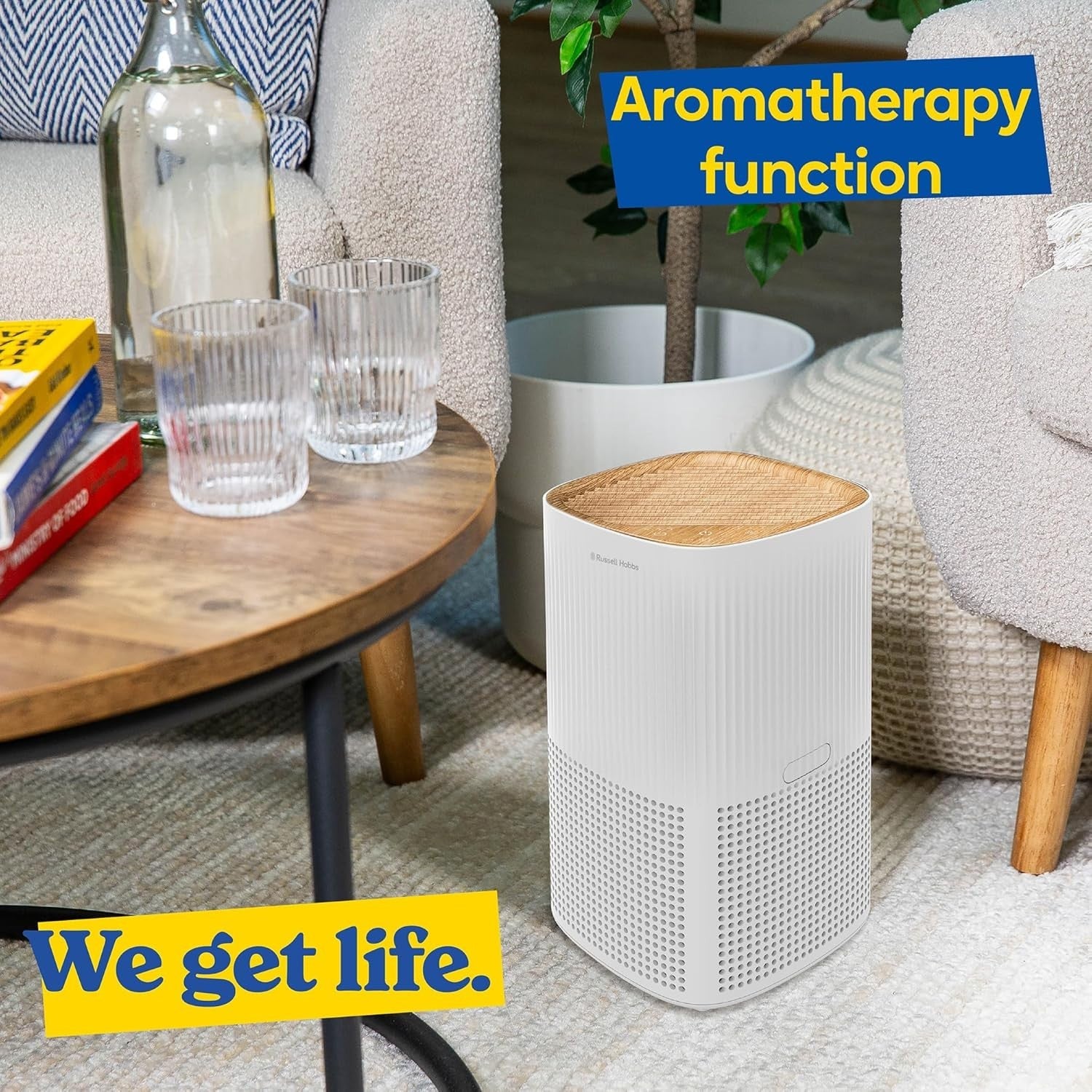 Mini Air Purifier CADR 100m³/h Bedroom Allergy Odor LED Aroma