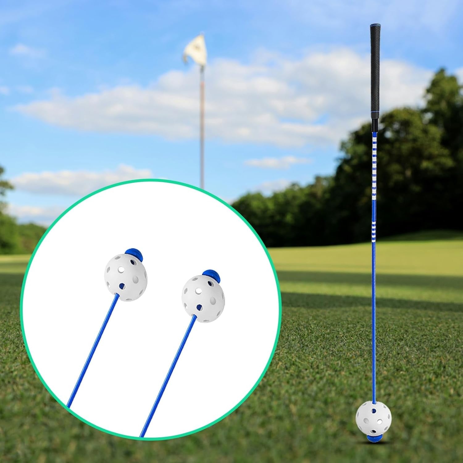 Golf Swing Stick Lag Trainer Warm Up Tempo Practice Aid