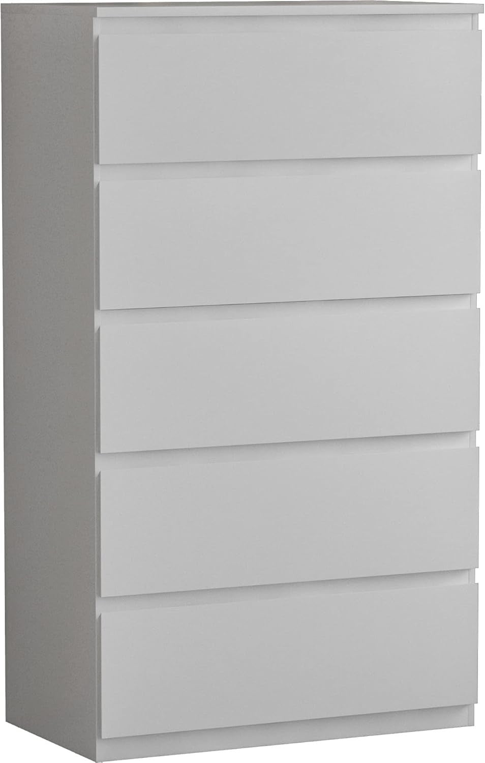 Modern 5-Drawer White Chest Storage Unit – Space-Saving, Durable, Stylish