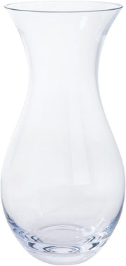 Clear Glass Flower Vase 29cm Tall Elegant Waisted Home Table Decor