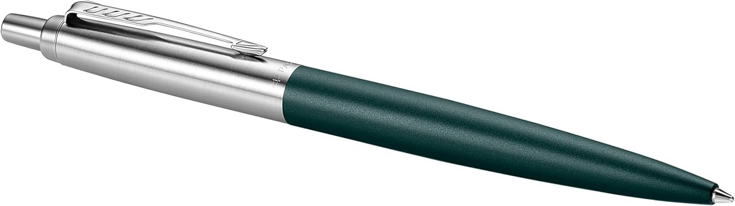 Luxury Ballpoint Pen – Greenwich Matte Green, Medium Blue Ink, Retractable