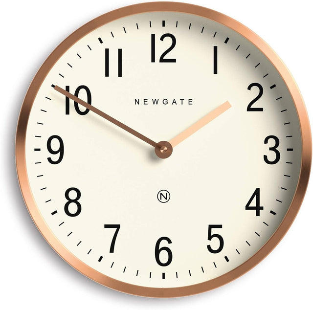 30cm Copper Wall Clock Silent Sweep Retro Modern Office Kitchen Decor