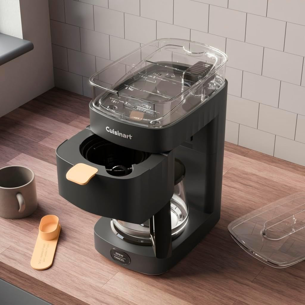 5 Cup Coffee Maker Drip Machine Auto Shut Off Compact Glass Carafe Black