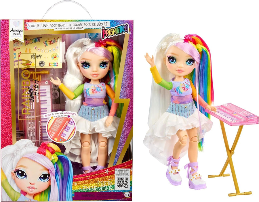23cm Fashion Doll Rock Band Keyboard Stickers Customisable