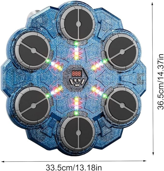 Wall Punching Pad LED Music Boxing Machine 9 Speed Indoor Home Trainer