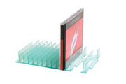Alphabetical CD Storage Rack Organizer Expandable Shelf Holds 120 CDs