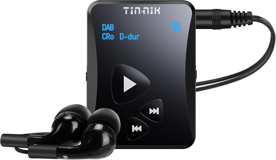 Portable DAB/DAB+ FM Radio Mini Pocket Radio Rechargeable Sports