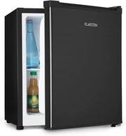 Mini Fridge 46L Portable Black Quiet Adjustable Shelf Compact Freestanding