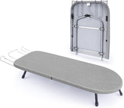 Tabletop Ironing Board with Iron Rest Foldable Mini Travel Grey