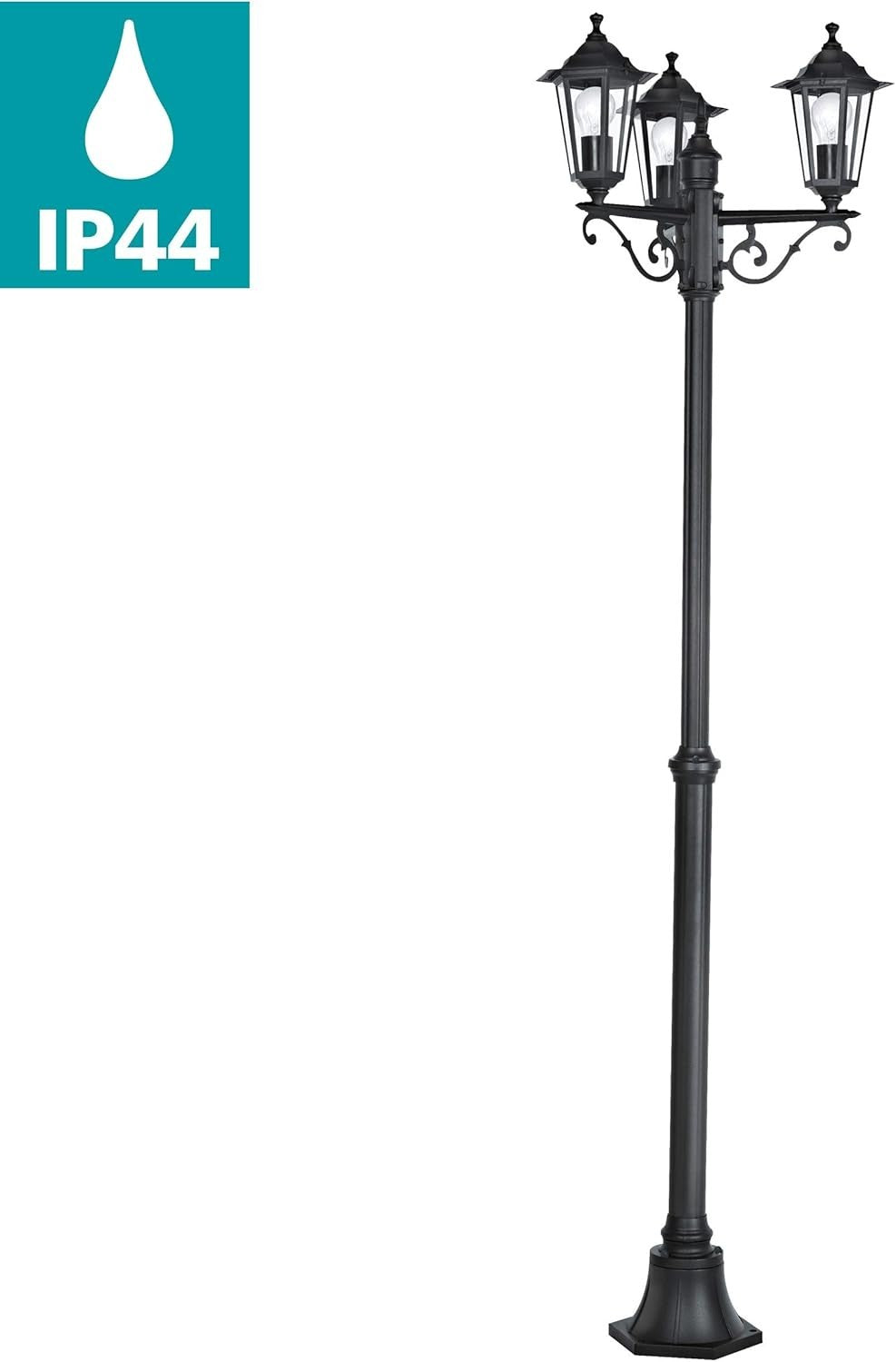 Laterna 4 3-Flame Outdoor Lamp Post 192 cm IP44