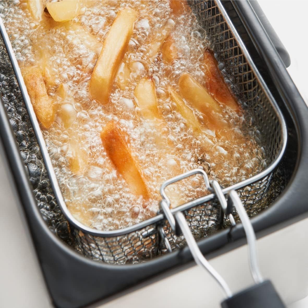 3L Deep Fat Fryer 2000W Stainless Steel Electric Chip Fryer Easy Clean