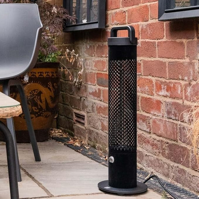 Outdoor Patio Heater 1200W Freestanding Electric Radiant Heat IP45 Remote