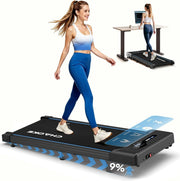 Under Desk Treadmill 10KM/H Incline Walking Pad Home Office Fitness Machine