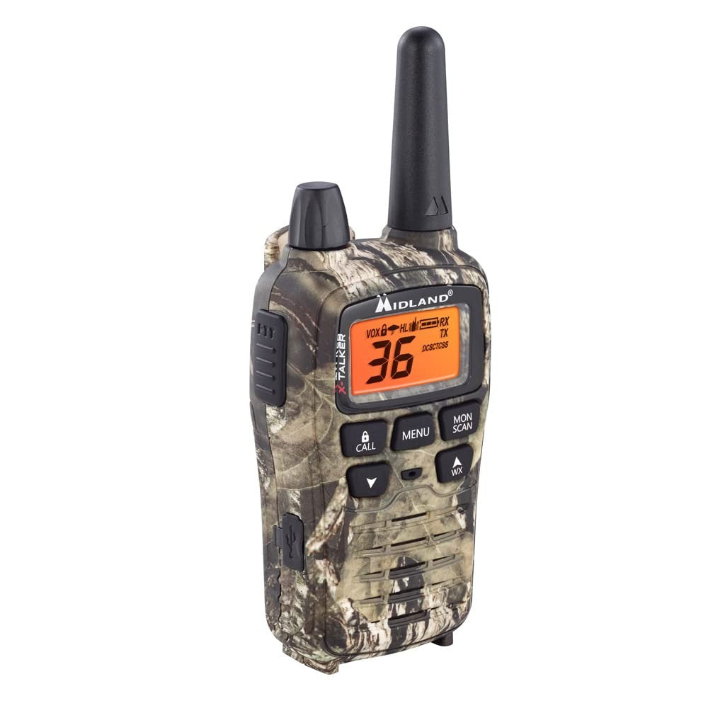 Long Range Walkie Talkie 36 Channel 38 Mile NOAA Weather Alert Radio
