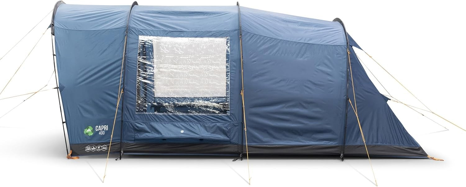 4 Person Family Camping Tent 3000mm Waterproof Tunnel w Canopy