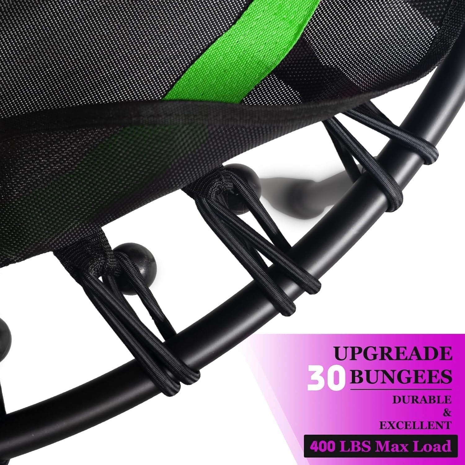 100cm Mini Rebounder Trampoline 400lb Quiet Indoor Fitness Adults