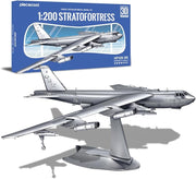 Metal 3D Puzzle B-52 Stratofortress Bomber Model Kit – Stainless Steel Craft