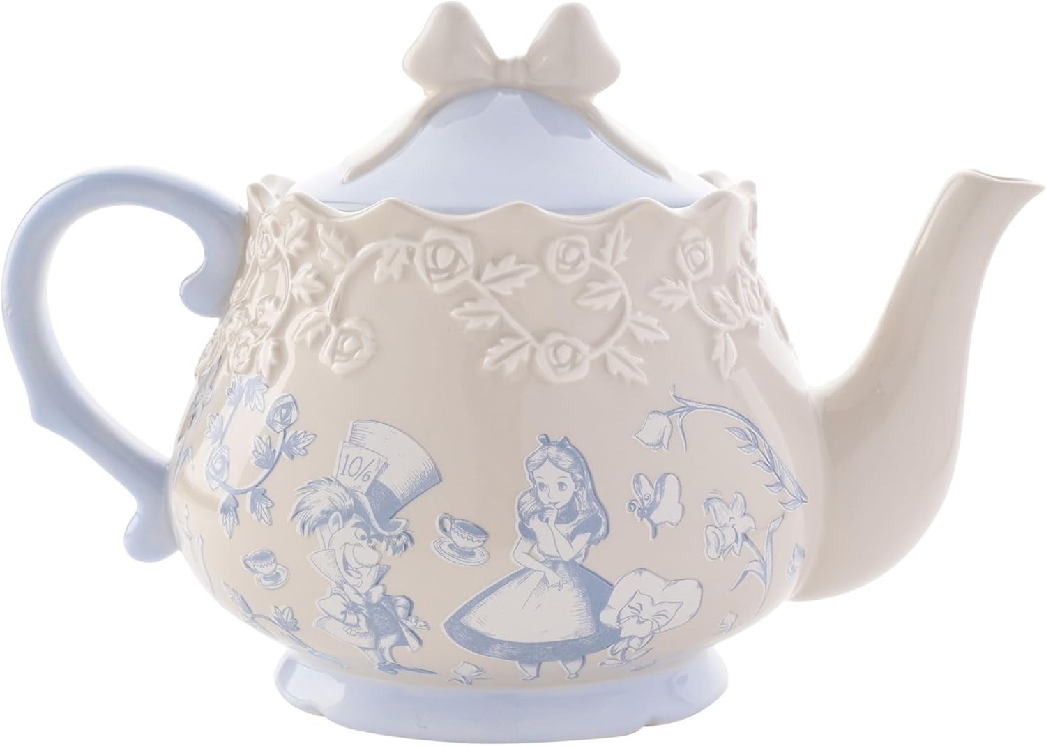 Alice Wonderland Ceramic Teapot 500ml Tea Pot Gift Box Collectors