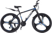 24" Dual Suspension Mountain Bike 21-Speed Disc Brakes Alloy Wheels