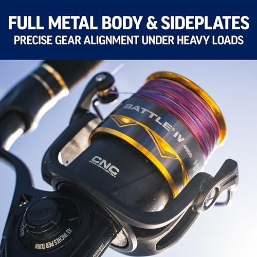 Saltwater Spinning Rod & Reel Combo | 7' Graphite Battle Fishing Kit